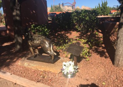 Unveiling Jack Jamesen Memorial Park October 19, 2016 Sedona Arizona