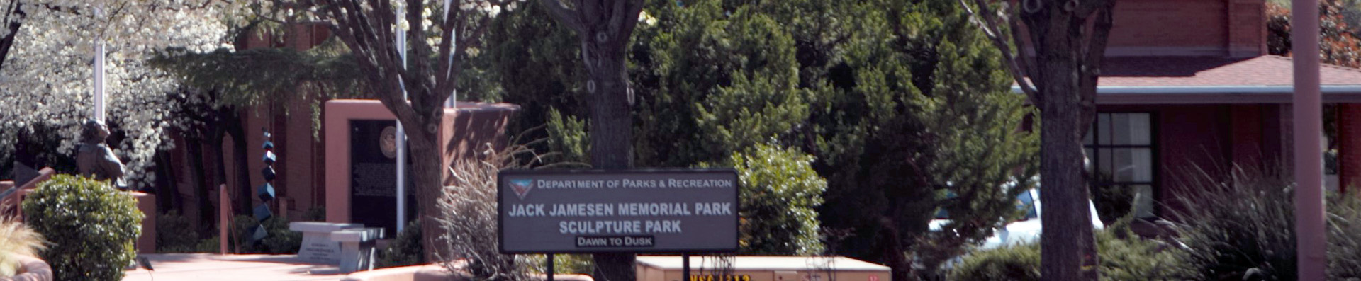 Entrance to Friends of Jack Jamesen Memorial Park